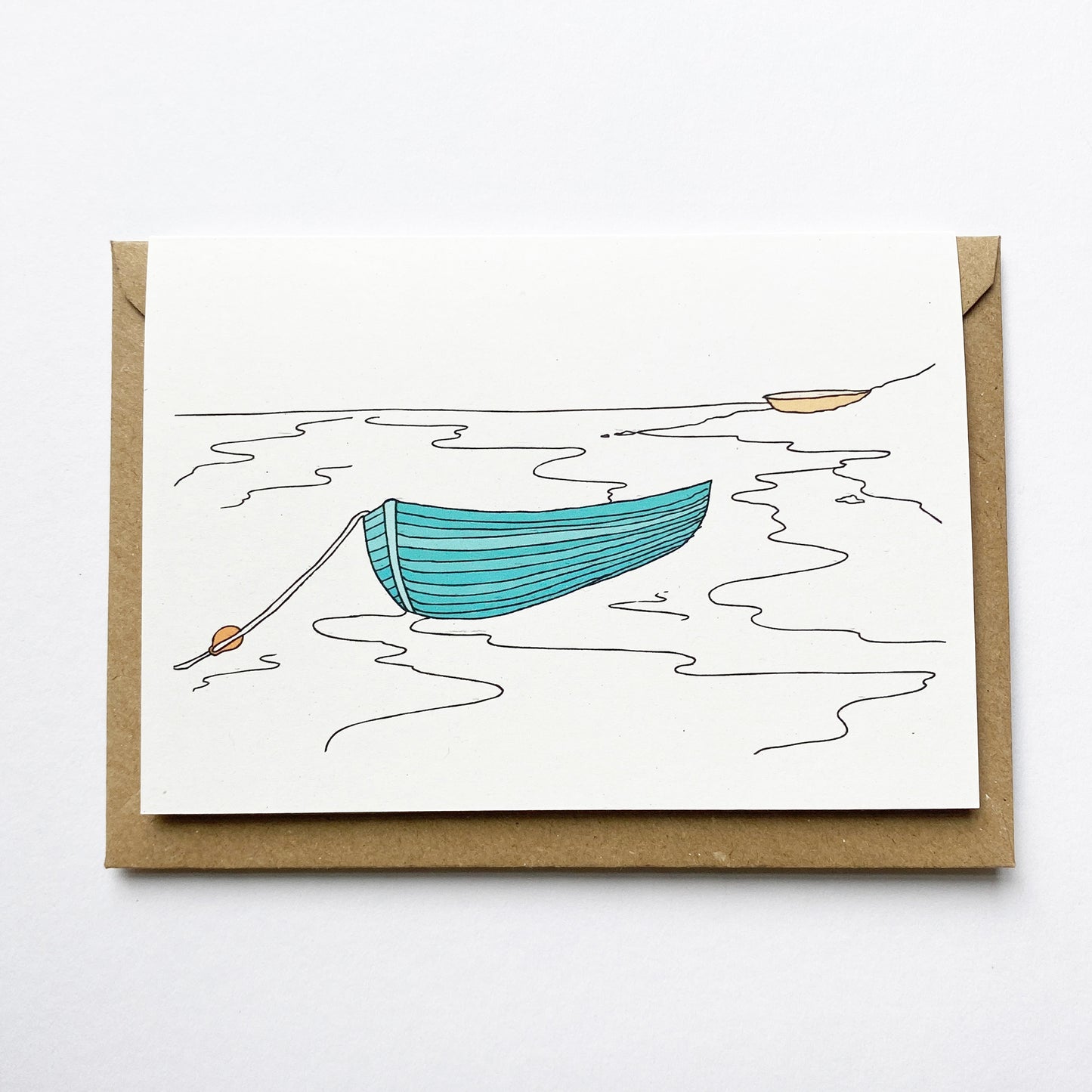 Seaside Boats Card - katebroughton