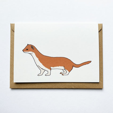 Stoat Illustrated Card