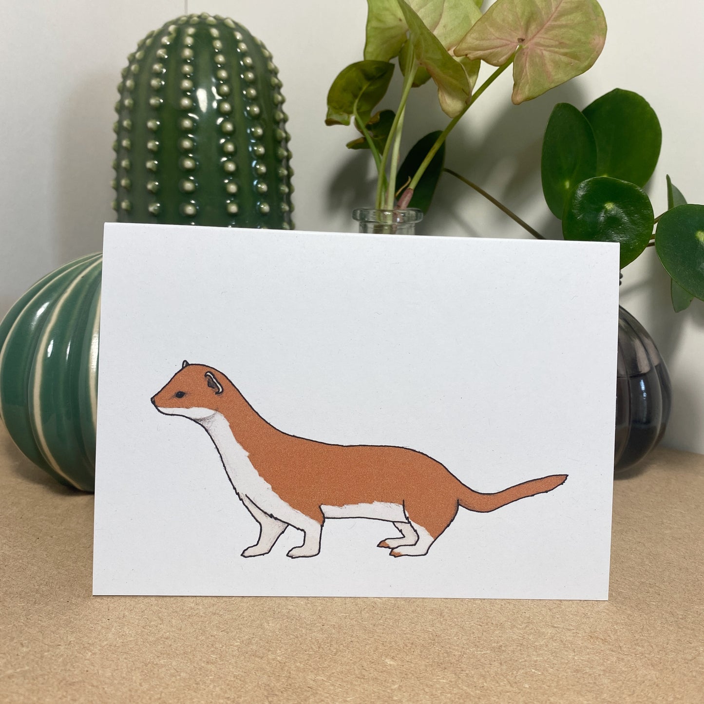 Stoat Illustrated Card