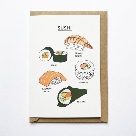 Sushi Collection Card