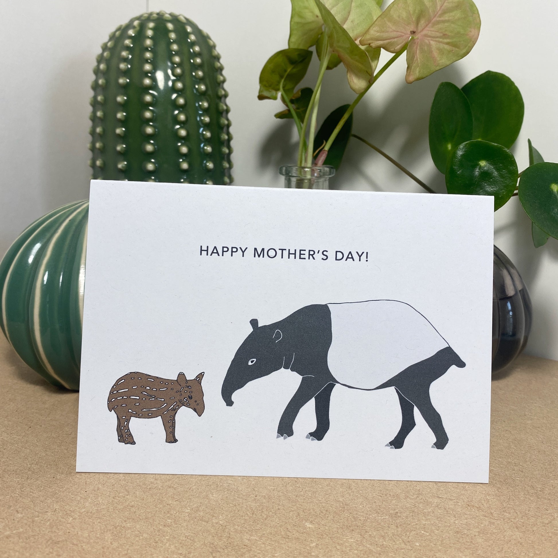 Tapir Mother's Day Card - katebroughton