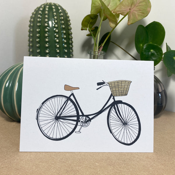 Vintage Bicycle Card