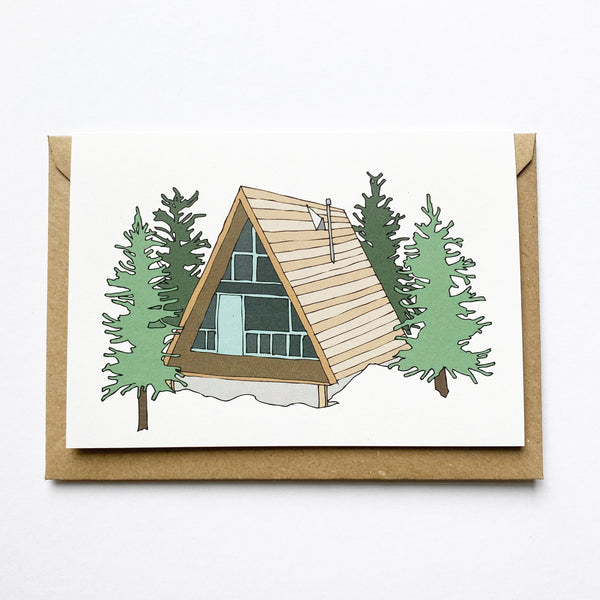 Winter Lodge Cards