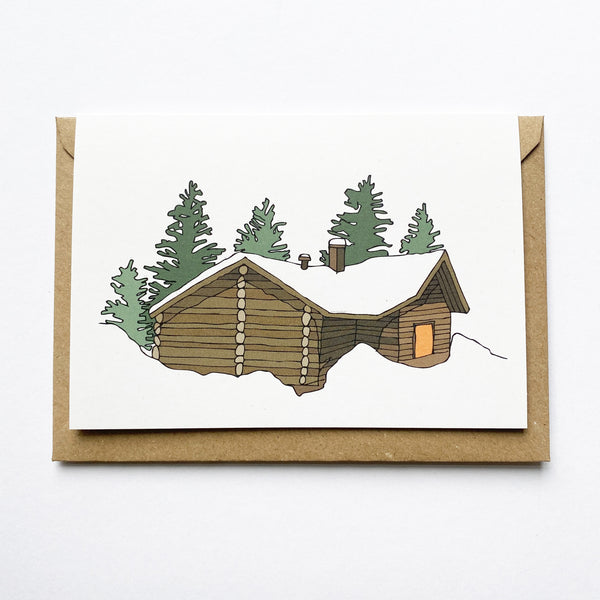 Winter Lodge Cards