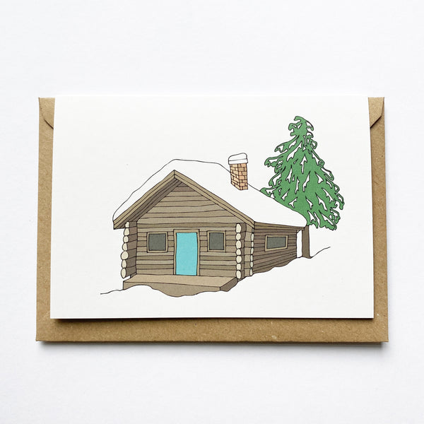 Winter Lodge Cards