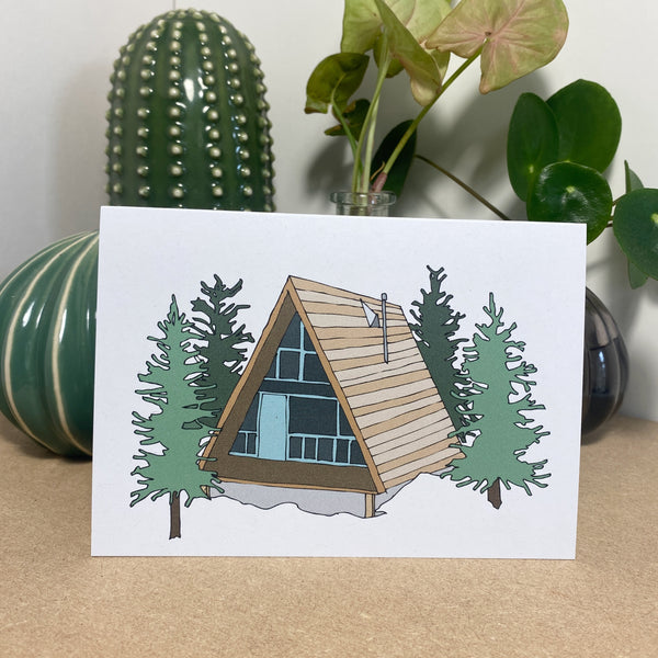 Winter Lodge Cards