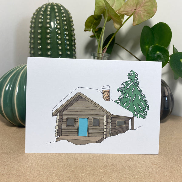 Winter Lodge Cards