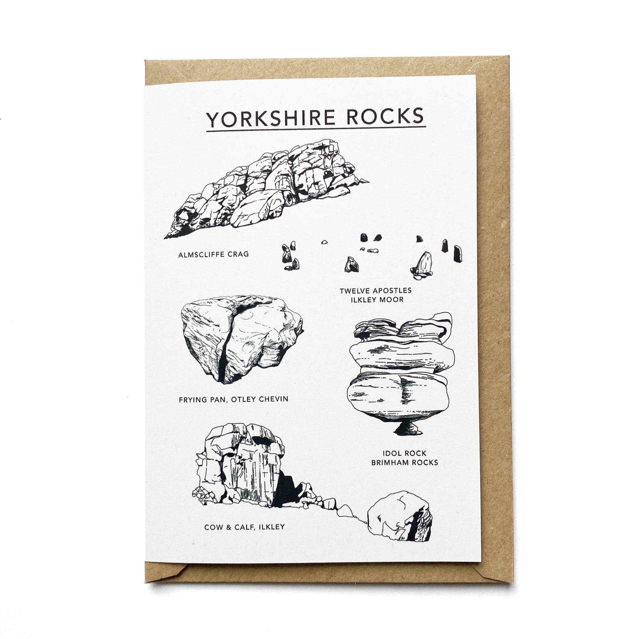 Yorkshire Rocks Illustrated Card