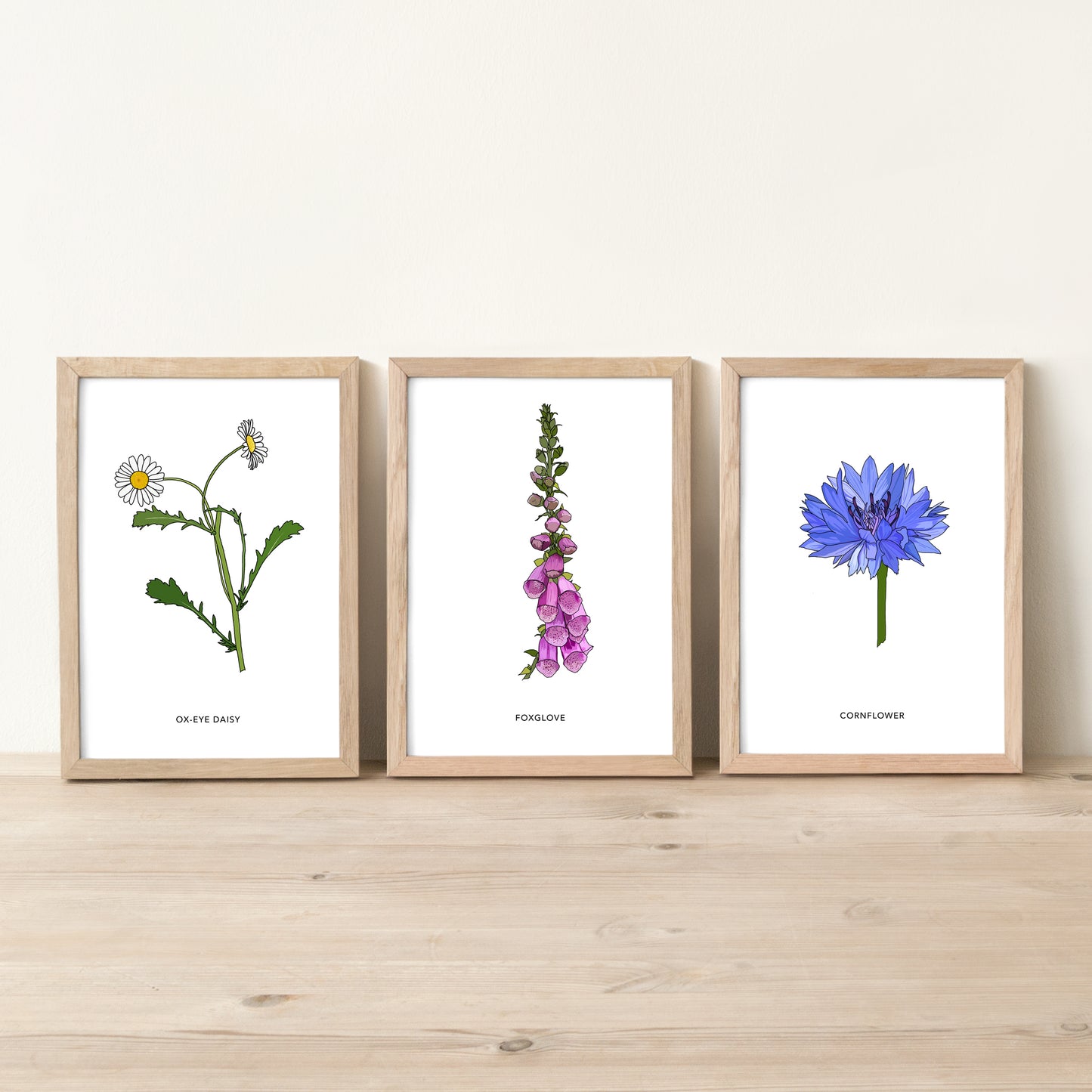 Foxglove wildflower print - katebroughton