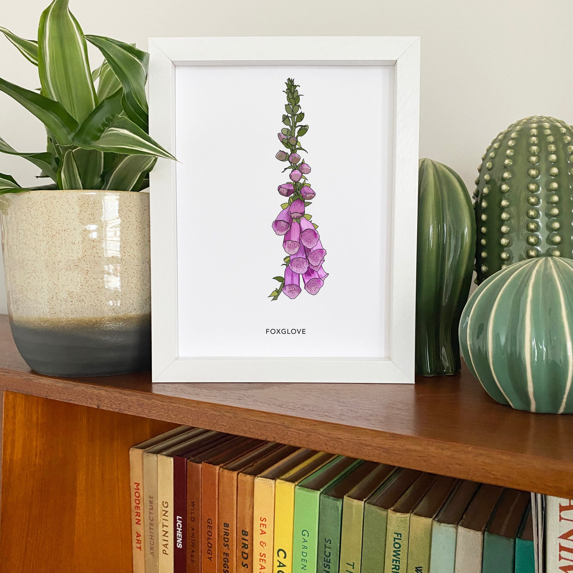 Foxglove wildflower print - katebroughton
