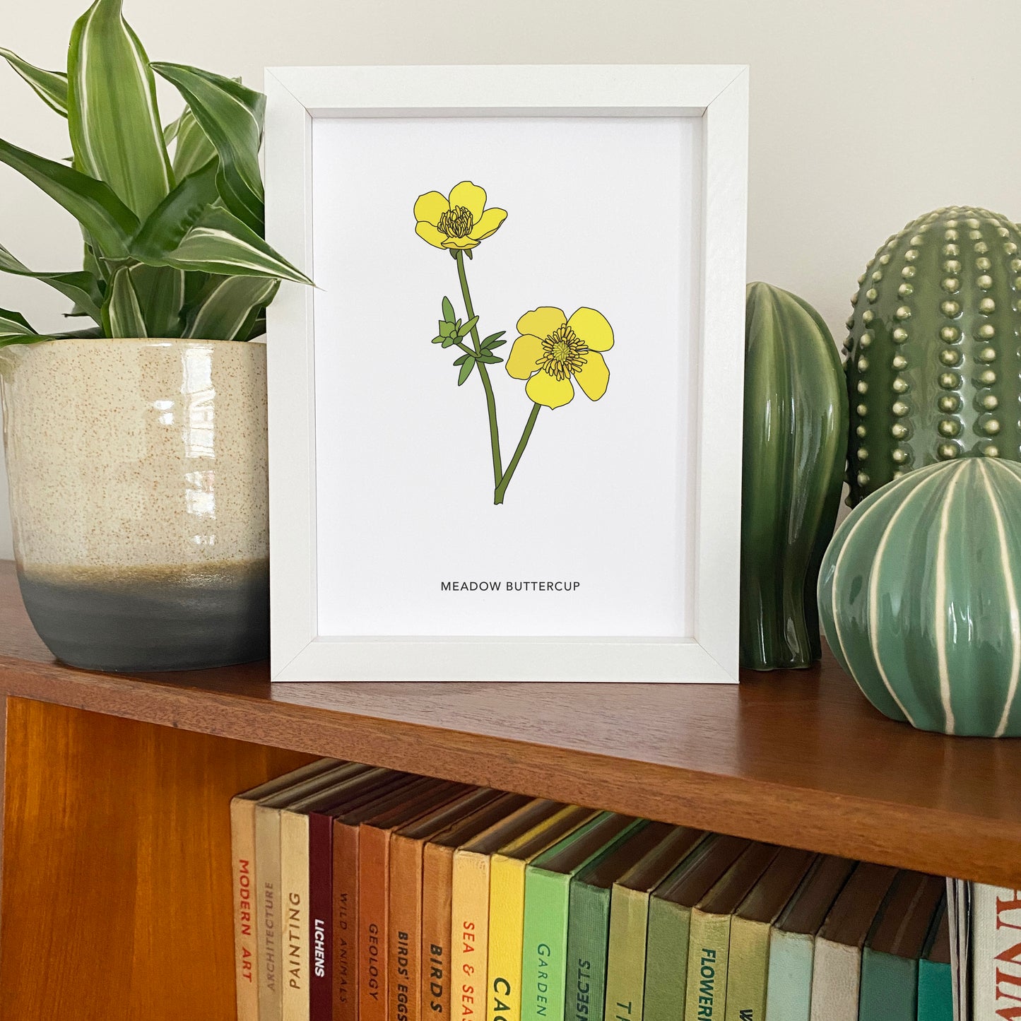 Buttercup wildflower print - katebroughton