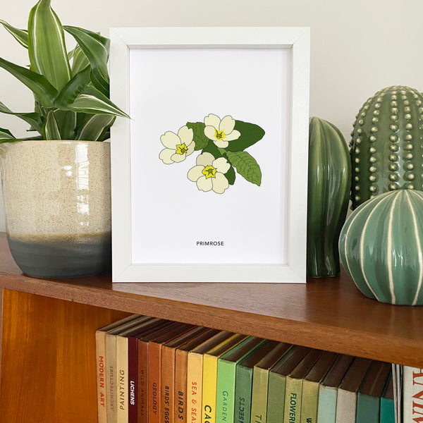 Primrose wildflower print