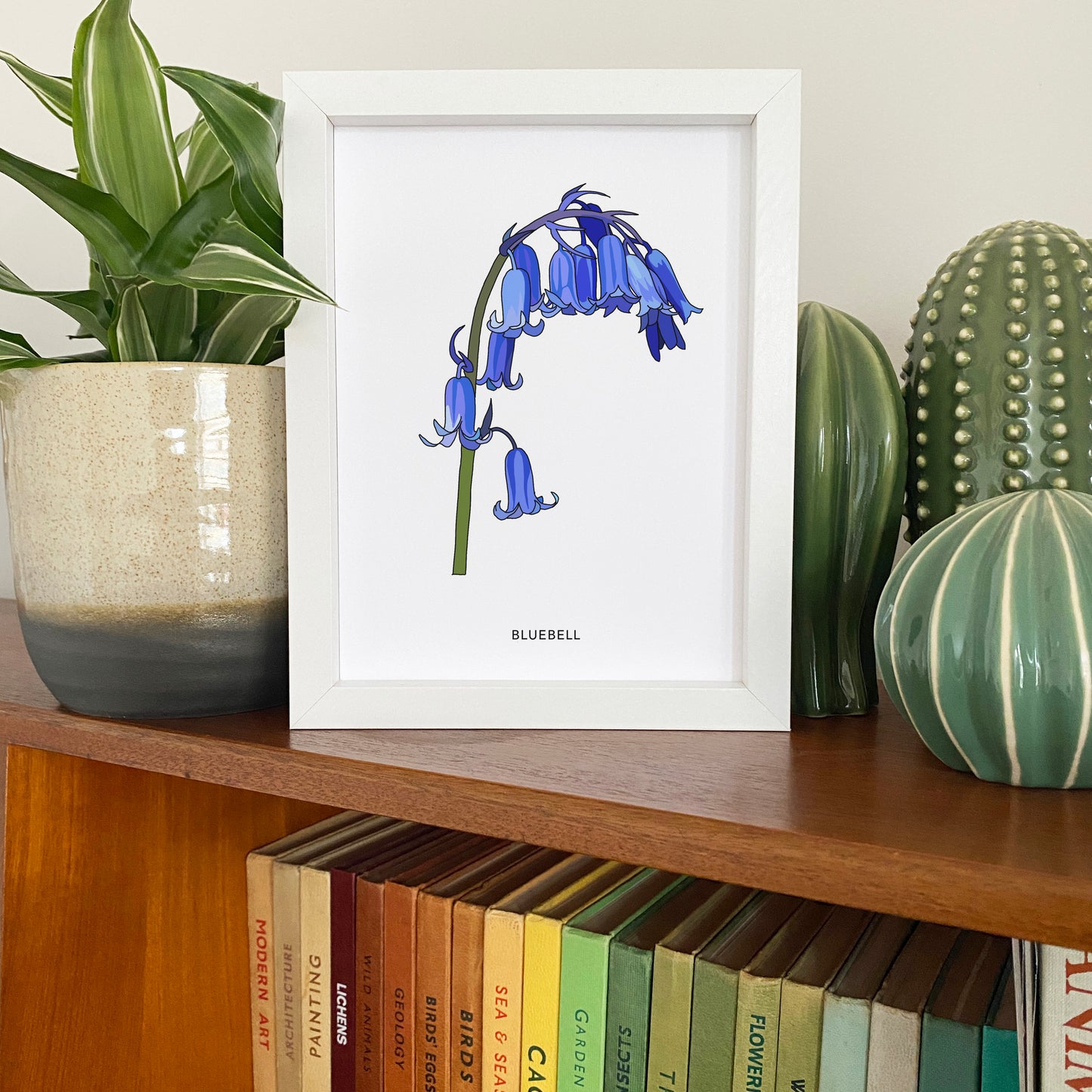 Bluebell wildflower print