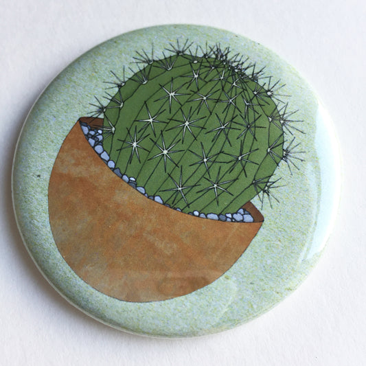 Cactus pocket mirror