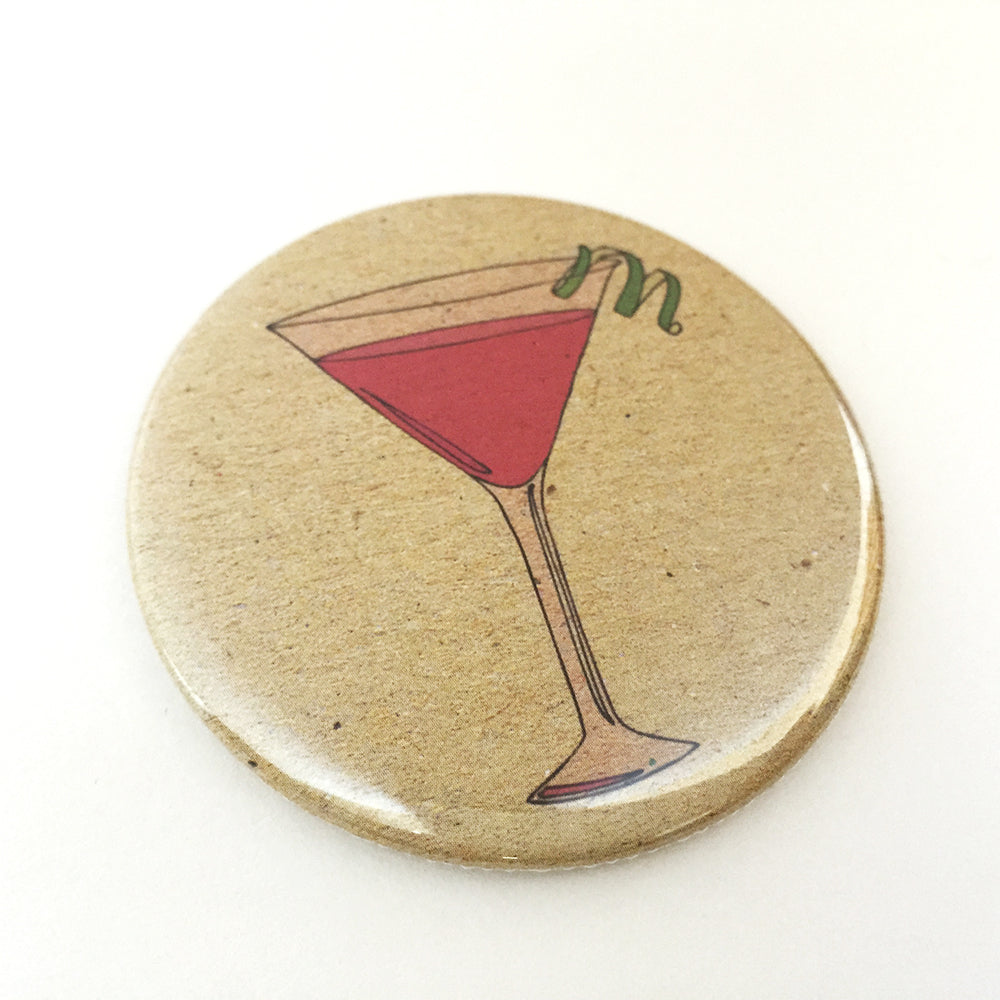 Cosmopolitan Cocktail pocket mirror