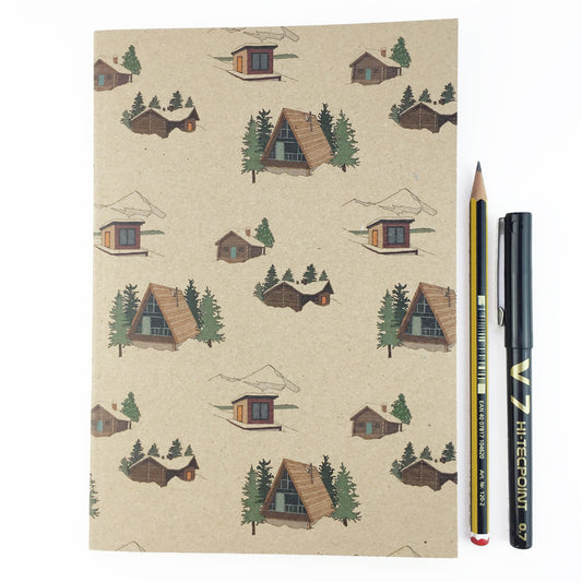 Winter Lodge Notebook