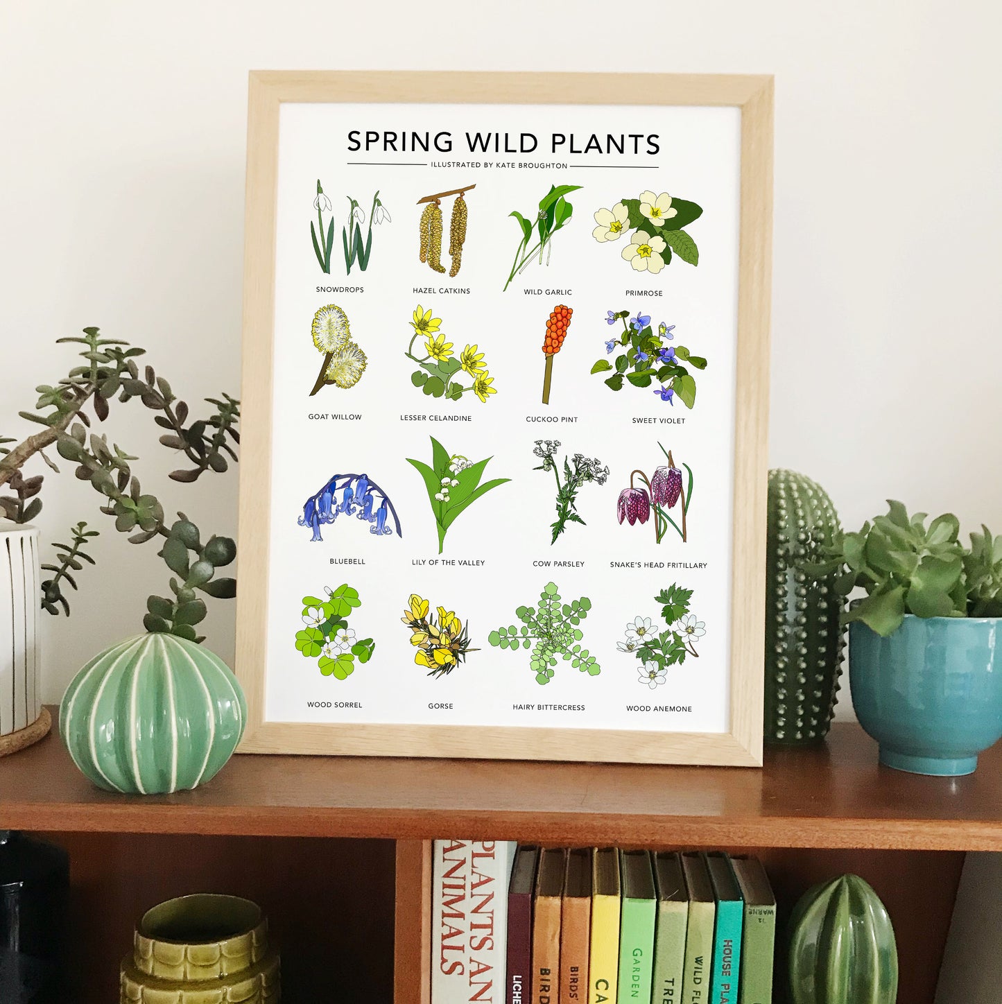 Spring Wild Plants Print - katebroughton