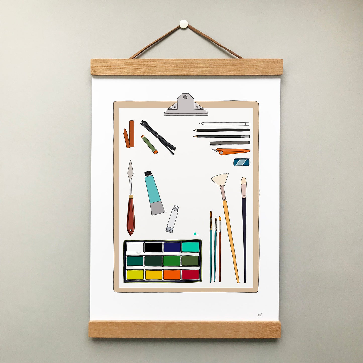 Art Materials Print