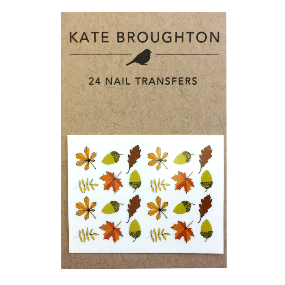 Autumn Leaf Nail Art Transfers - katebroughton