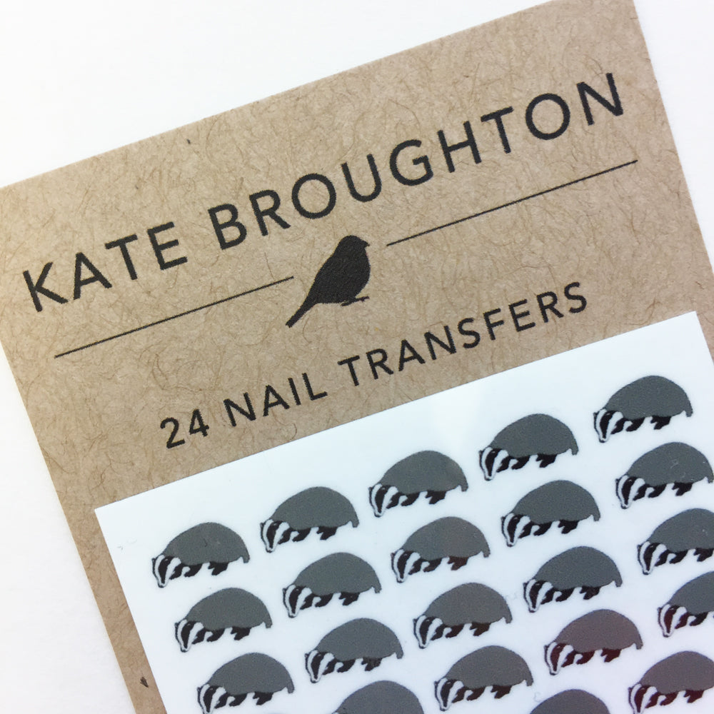Badger Nail Art Transfers