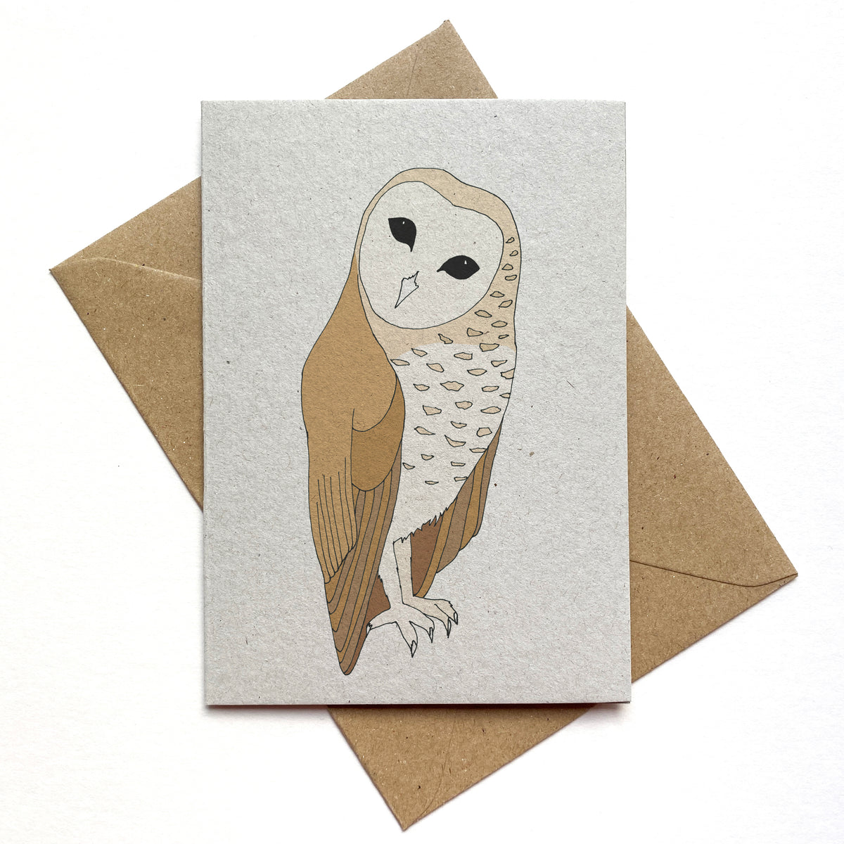 Barn Owl Card - SUPER SECONDS - sample