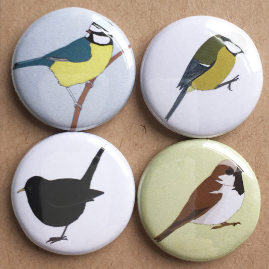 Bird badge set