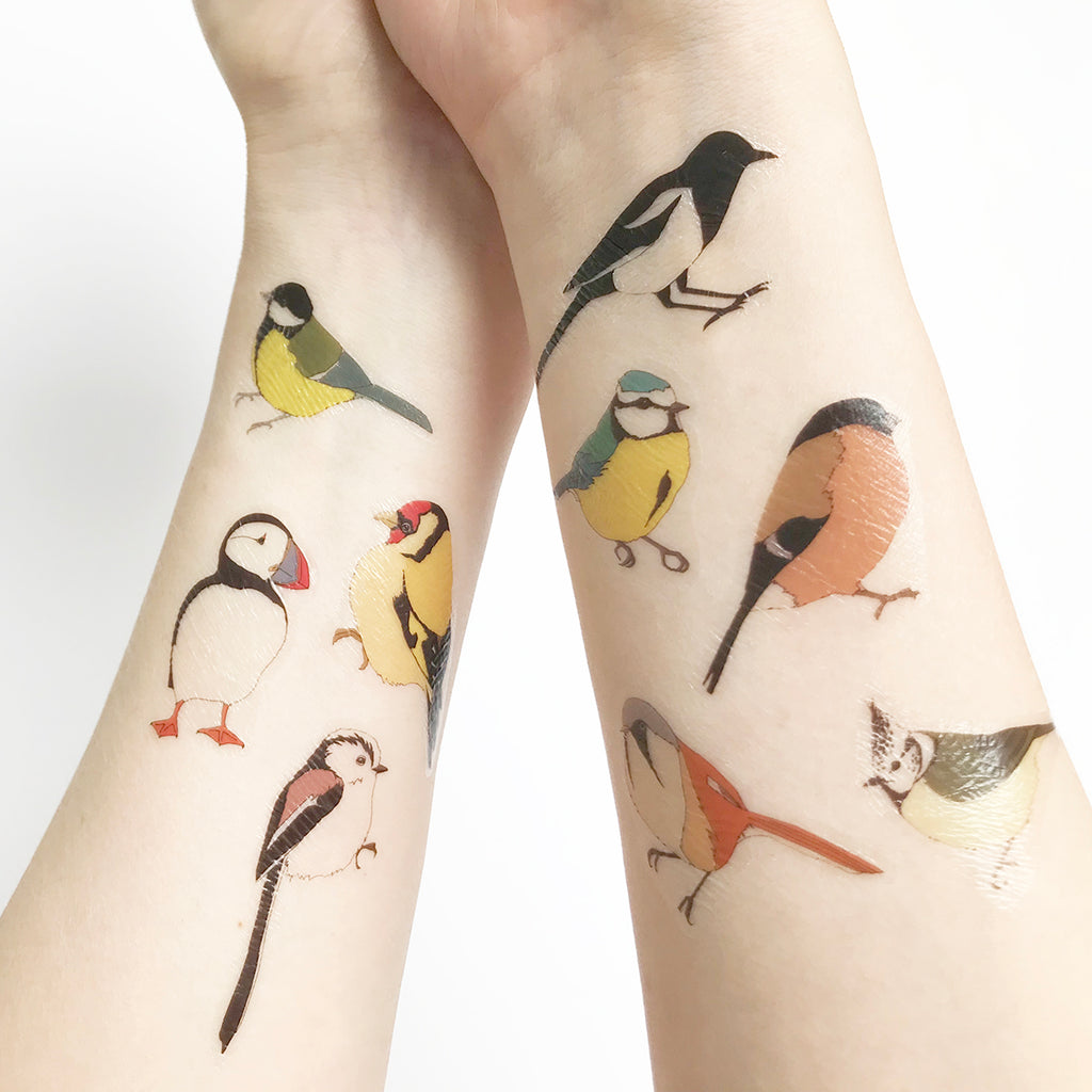 Hipster Puffin Tattoo – Tattoo for a week