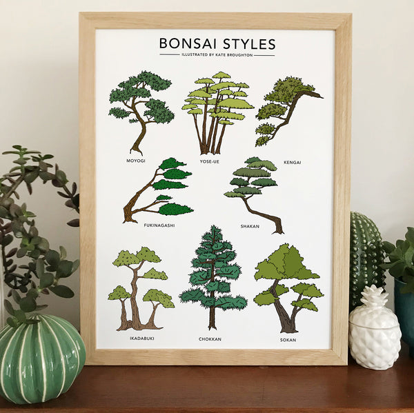 Bonsai Styles Print