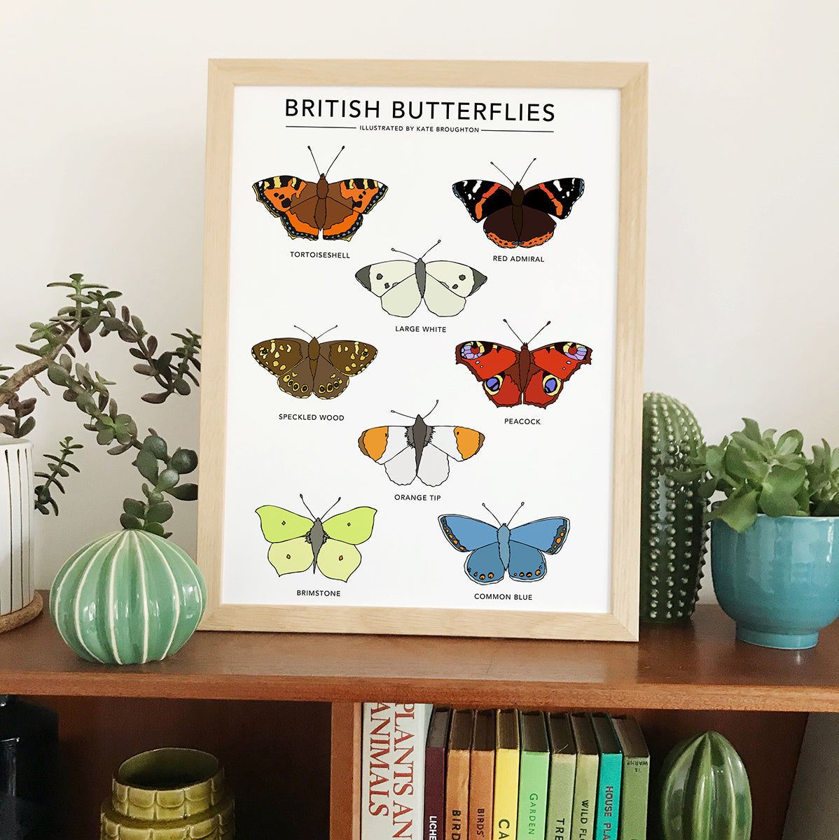 British Butterflies Print - katebroughton