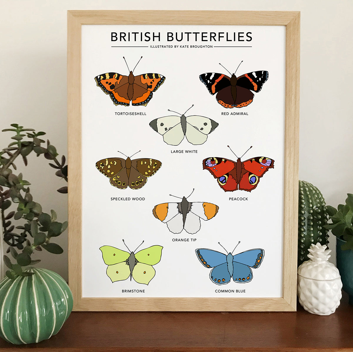 British Butterflies Print - katebroughton
