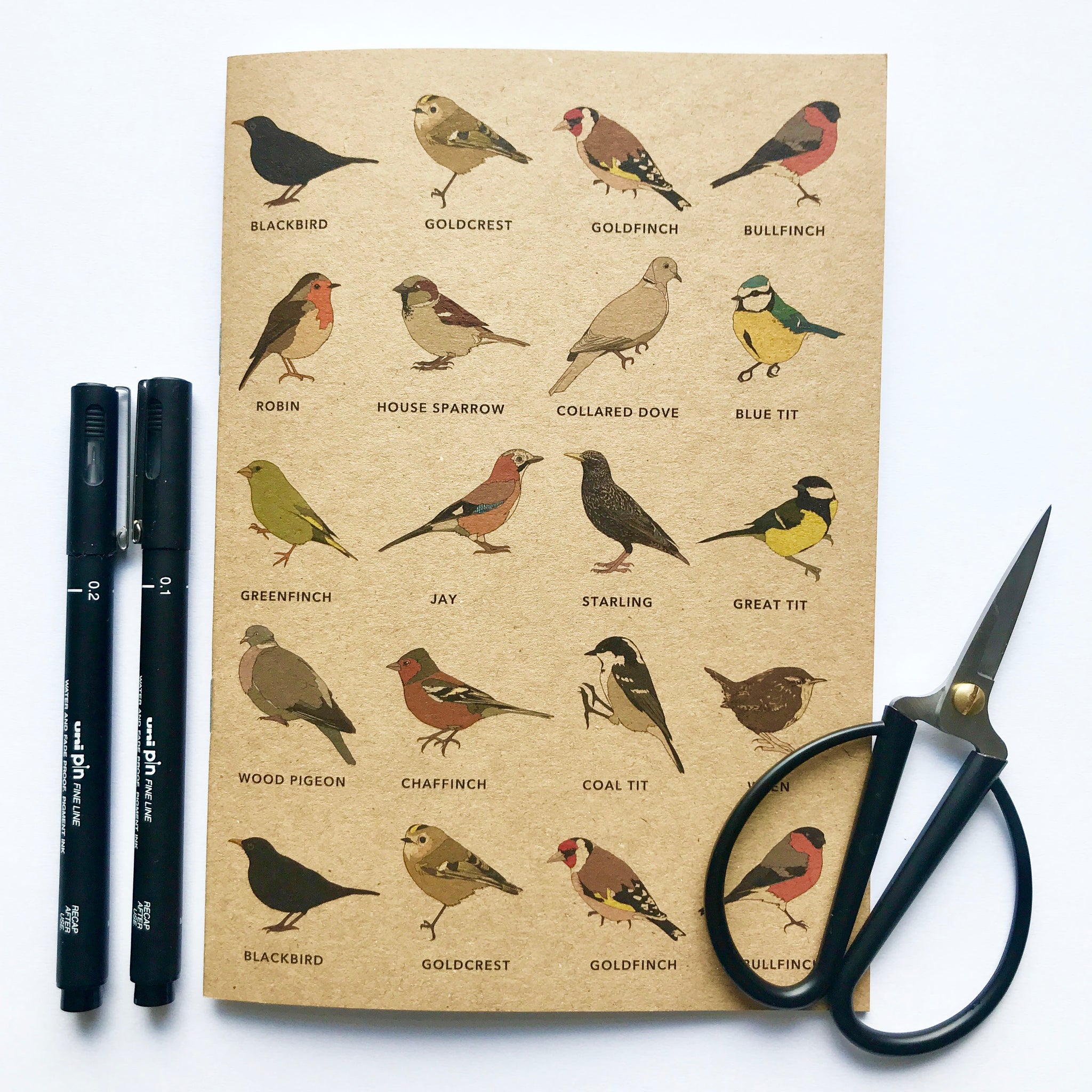 Garden Bird Notebook