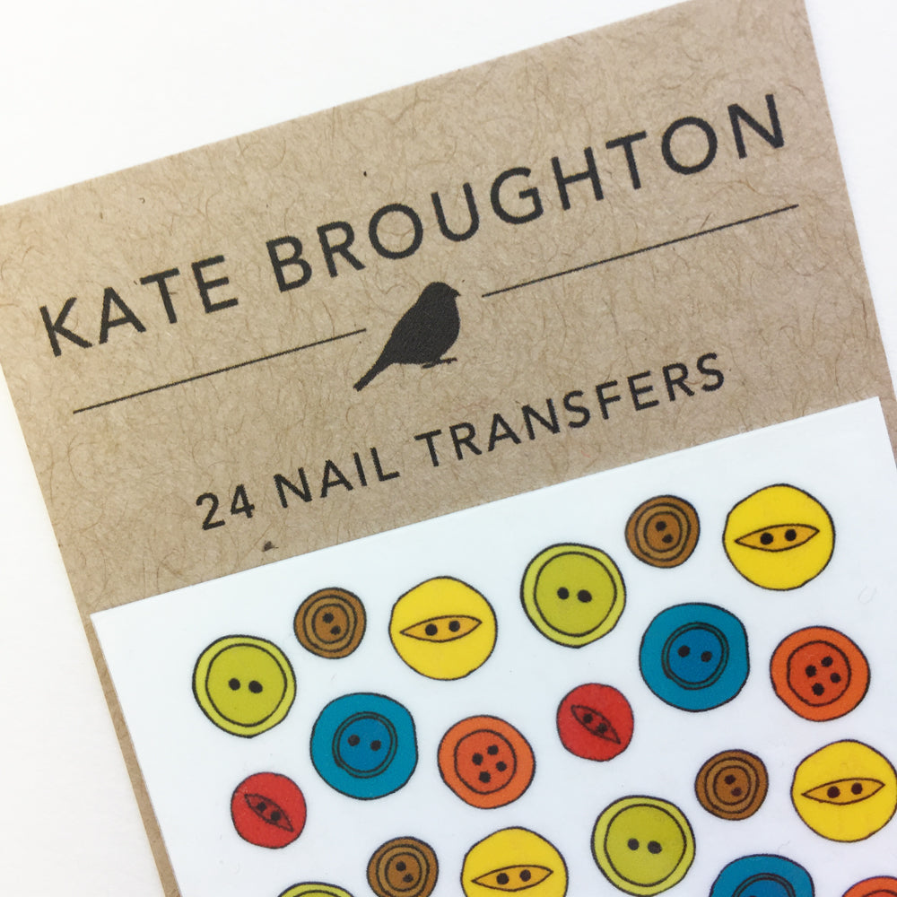 Button Nail Art Transfers - katebroughton