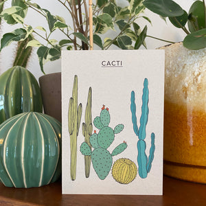 Cacti Illustrated Card