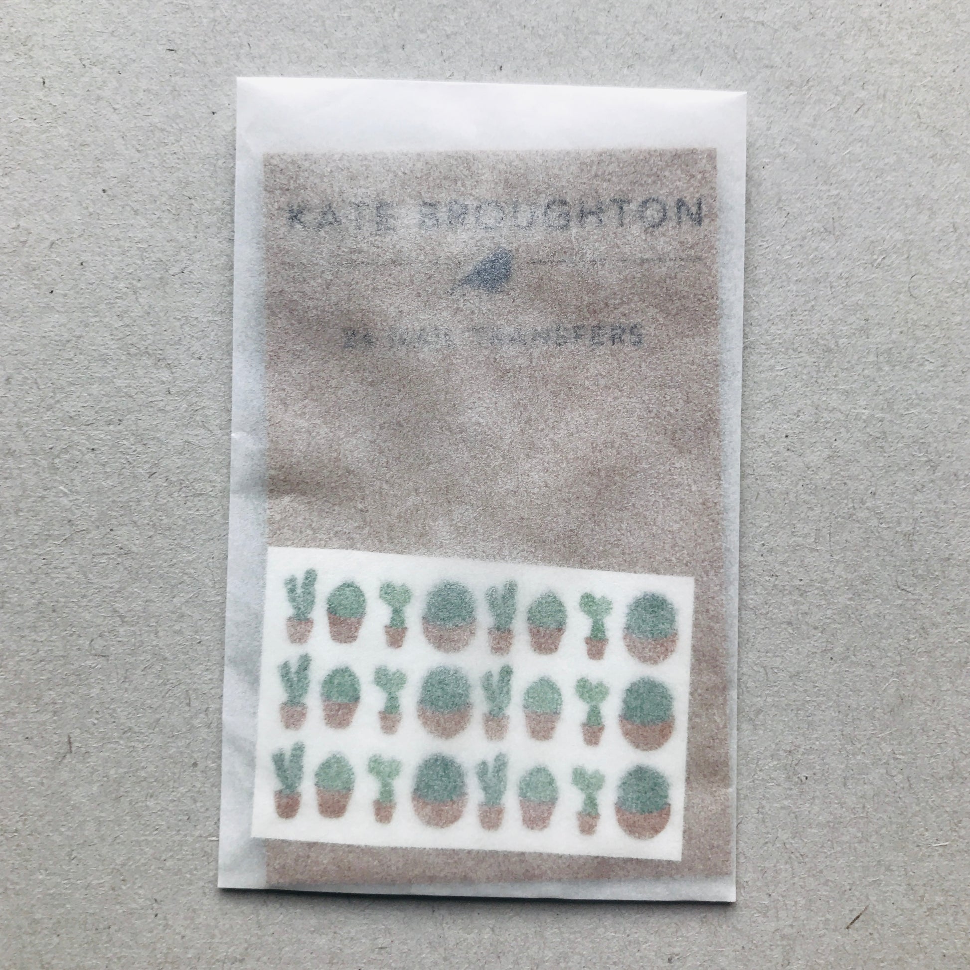 Cactus Nail Art Transfers - katebroughton