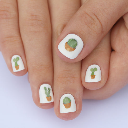 Cactus Nail Art Transfers
