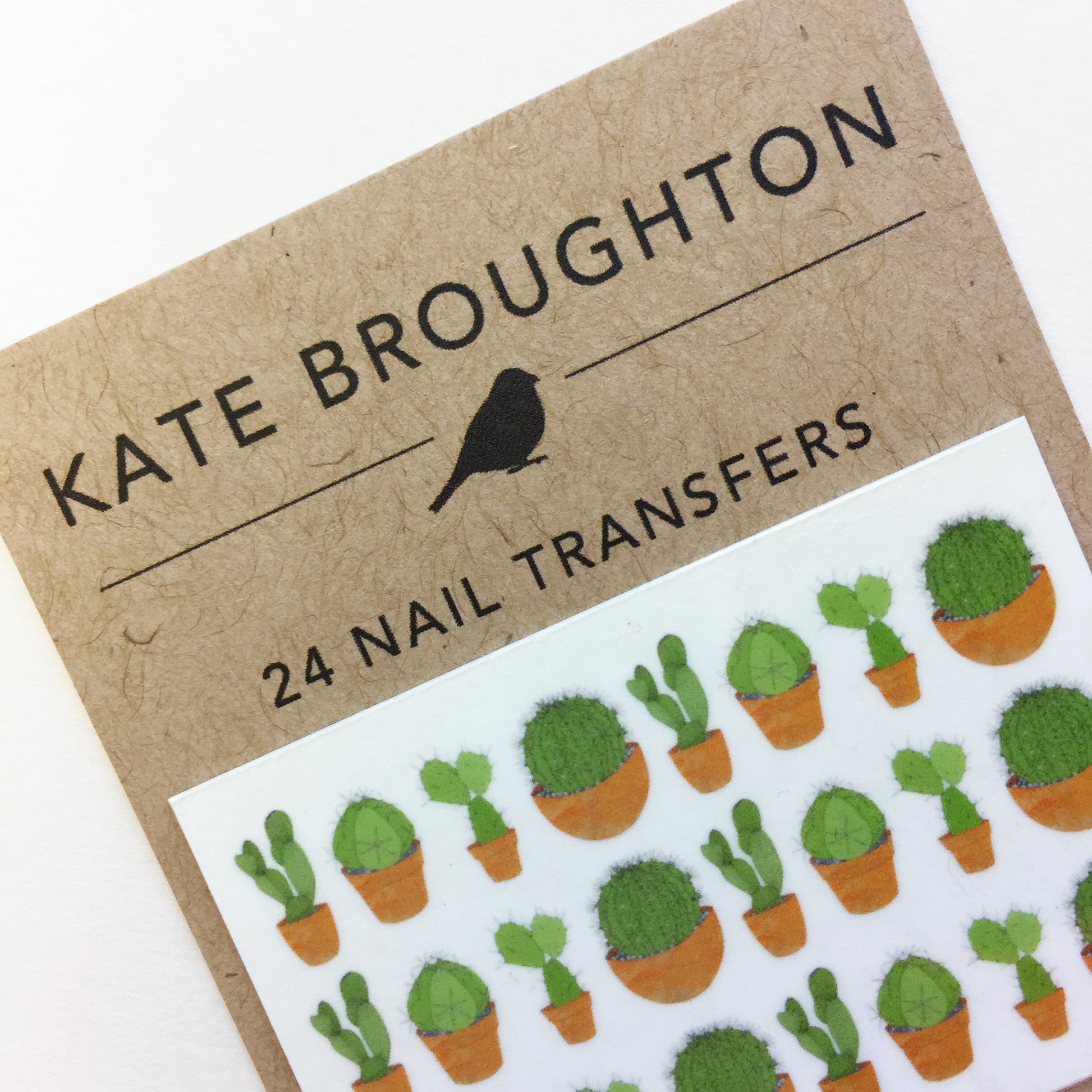 Cactus Nail Art Transfers - katebroughton