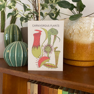Carnivorous Plants Illustrated Card