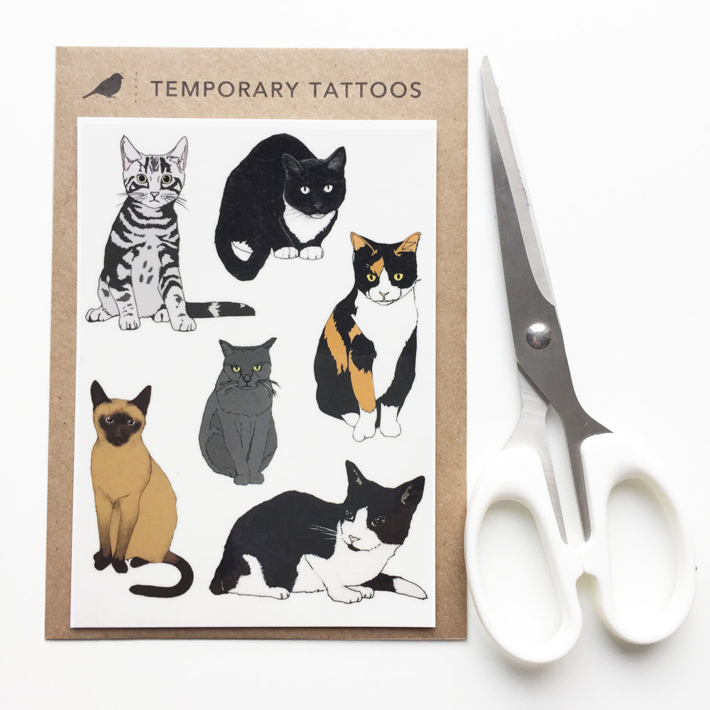 Cat Temporary Tattoos