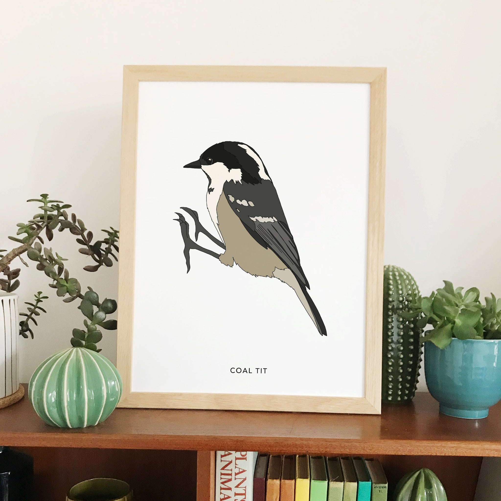 Coal Tit bird print