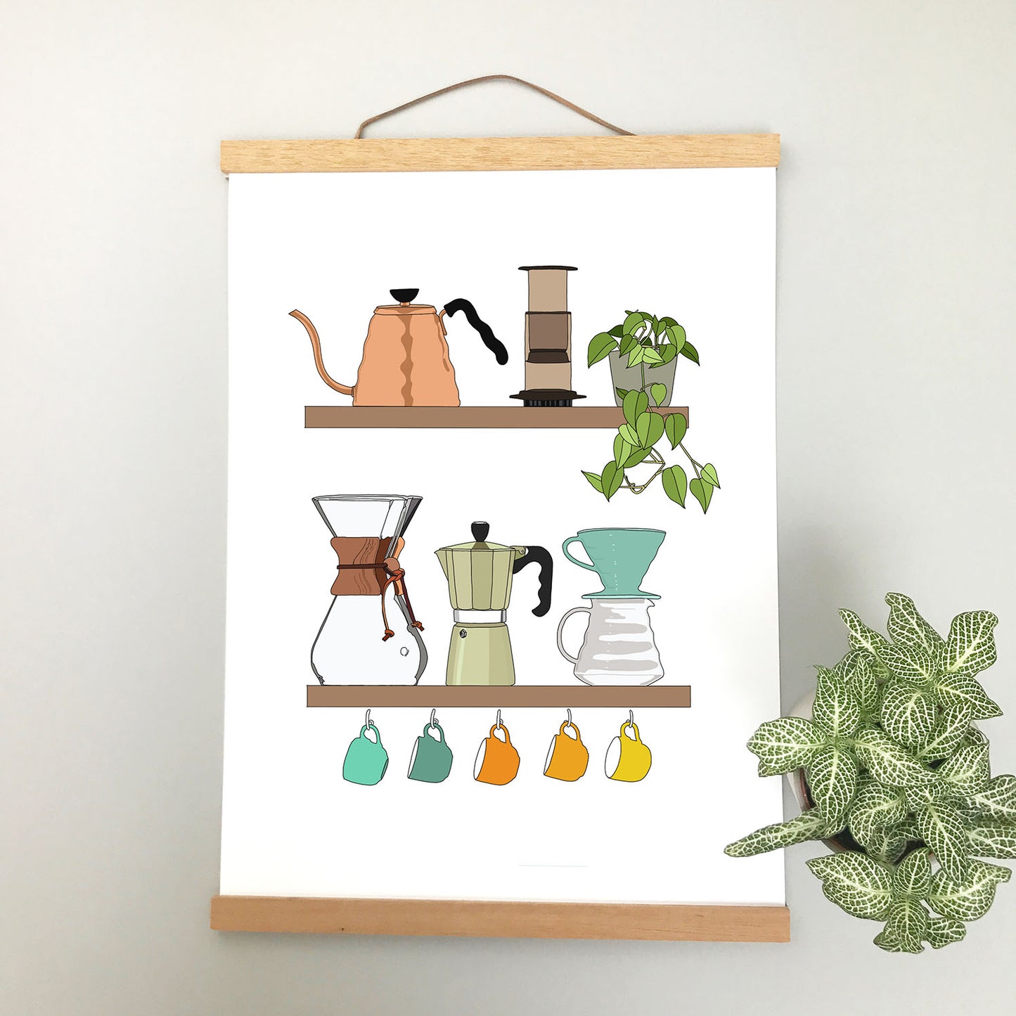 Coffee Print - katebroughton