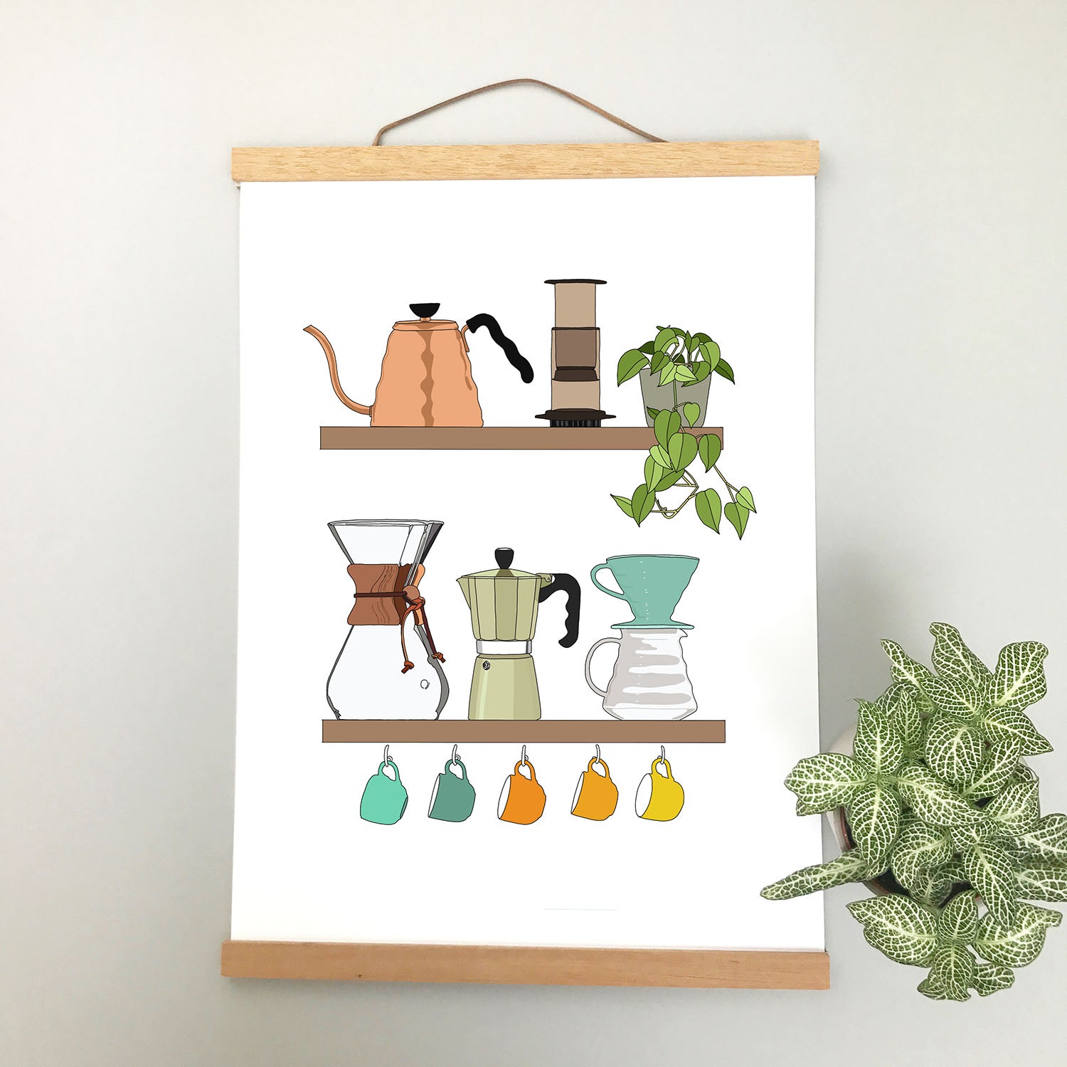 Coffee Print - katebroughton