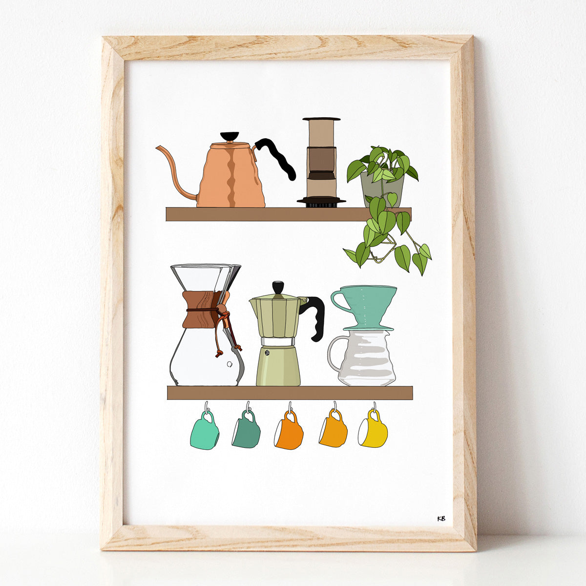 Coffee Print - katebroughton