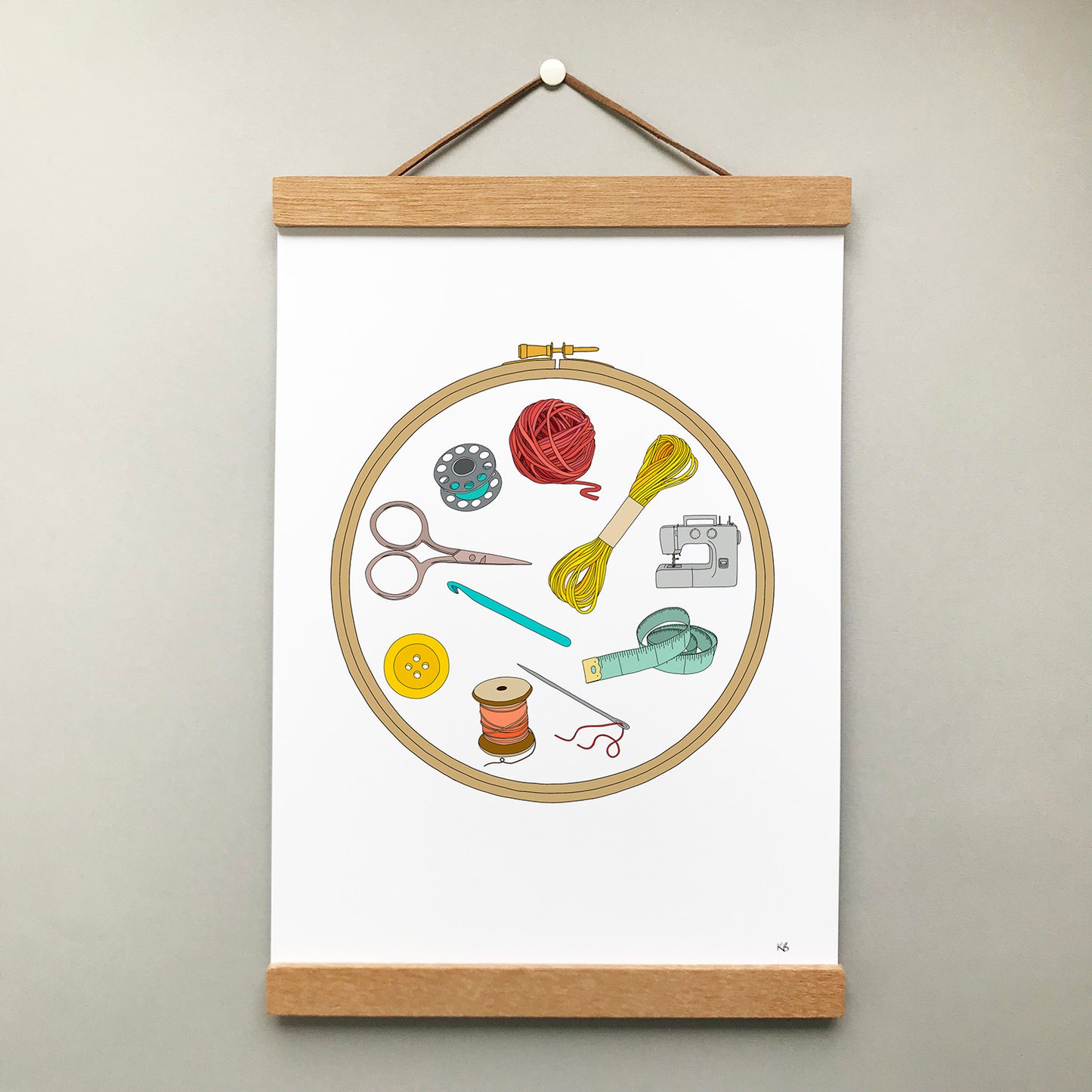 Craft Materials Print - katebroughton