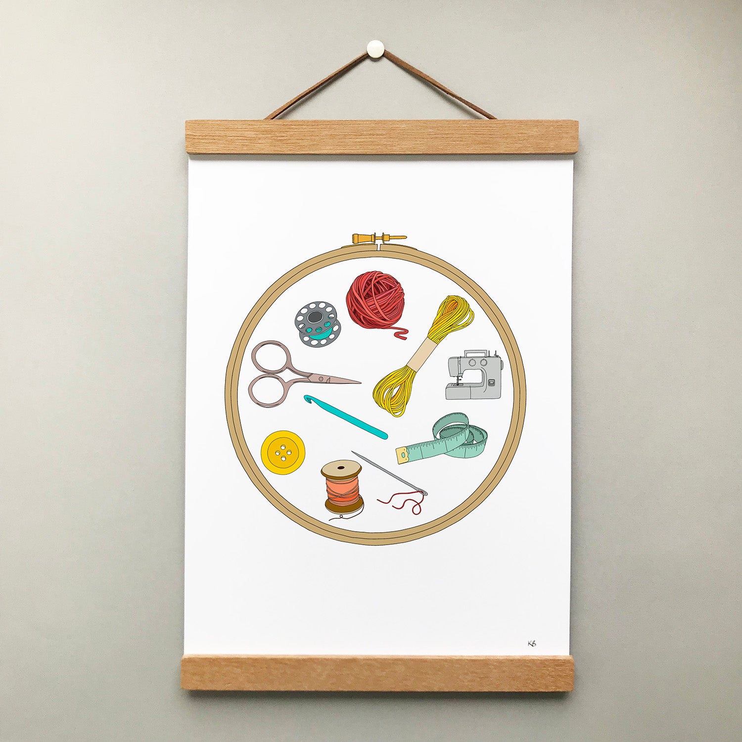 Craft Materials Print - katebroughton