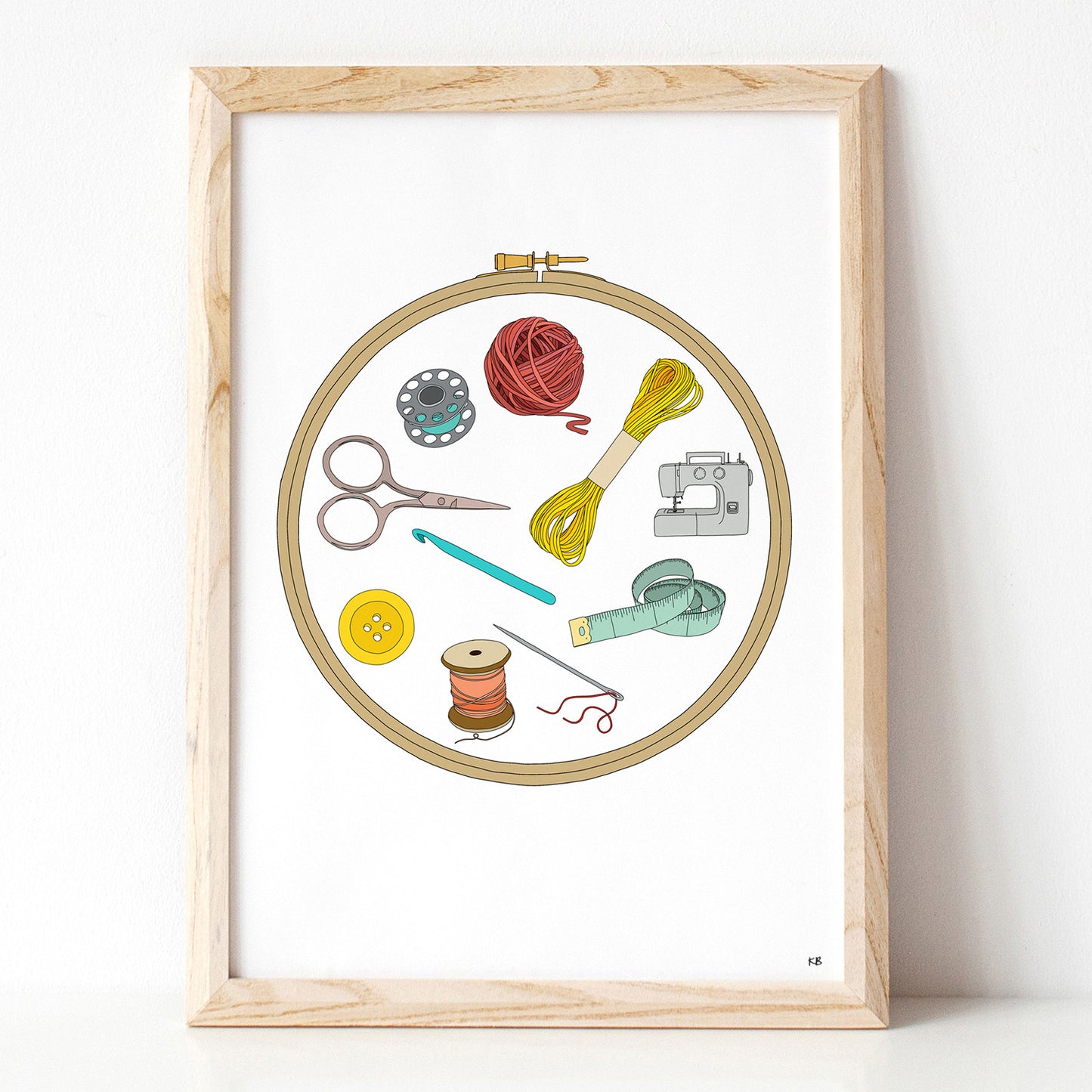 Craft Materials Print - katebroughton