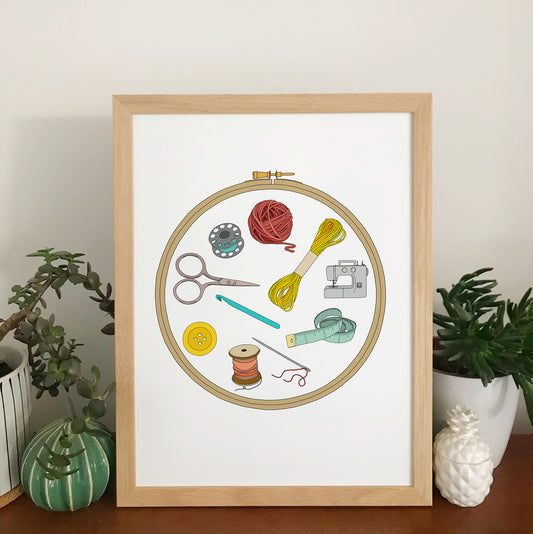 Craft Materials Print