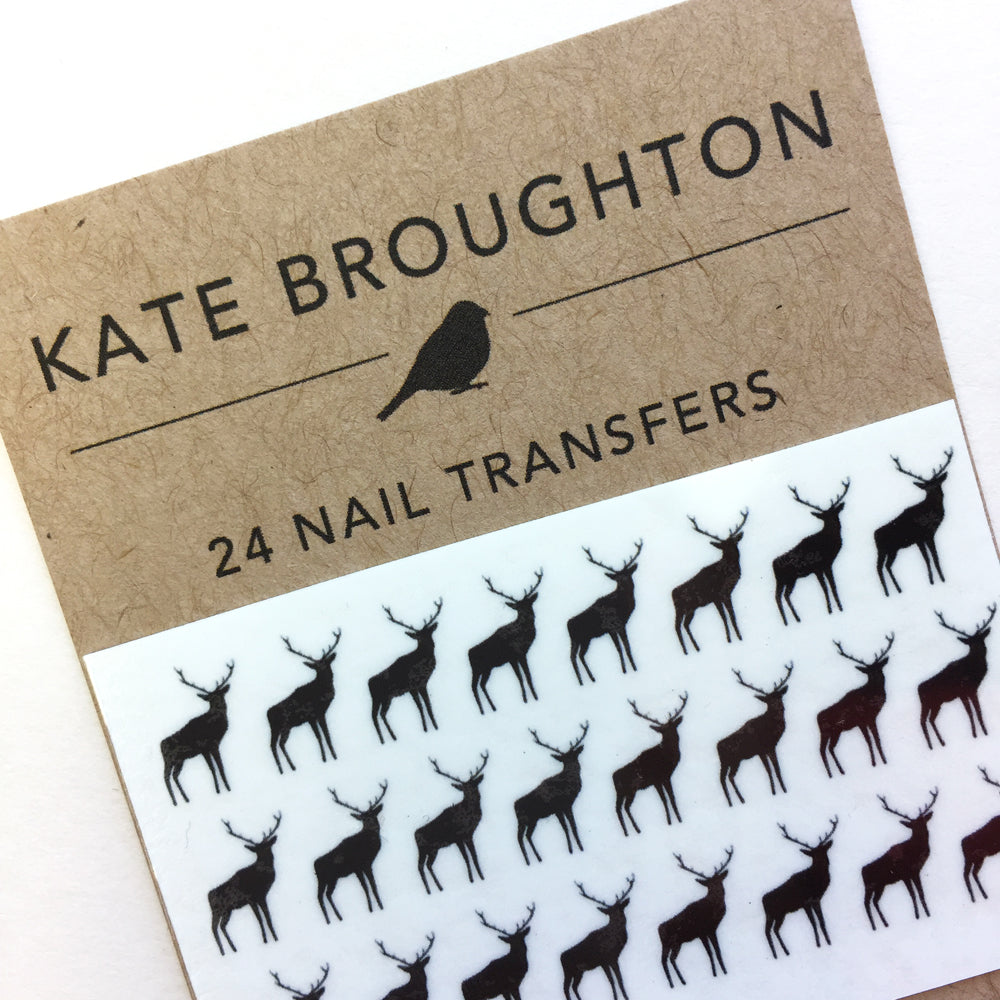 Deer Nail Art Transfers