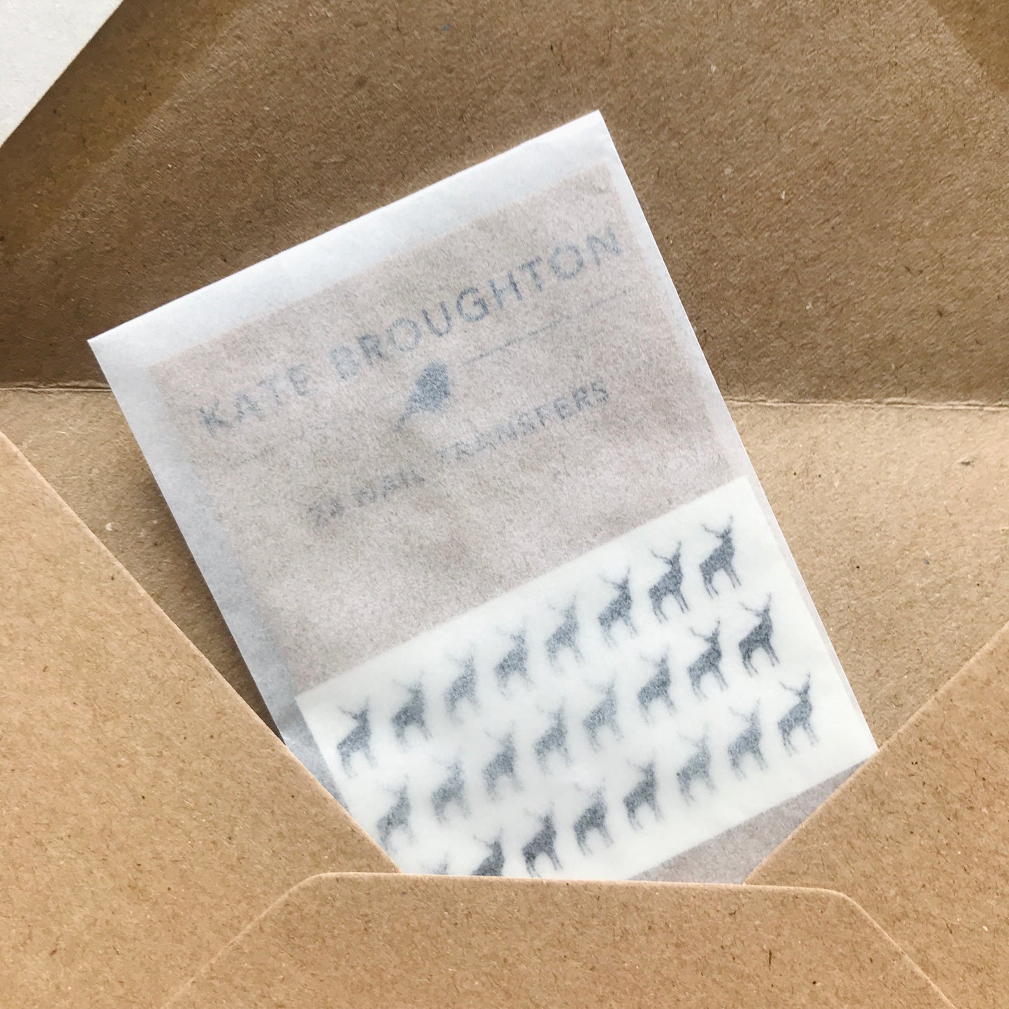 Deer Nail Art Transfers