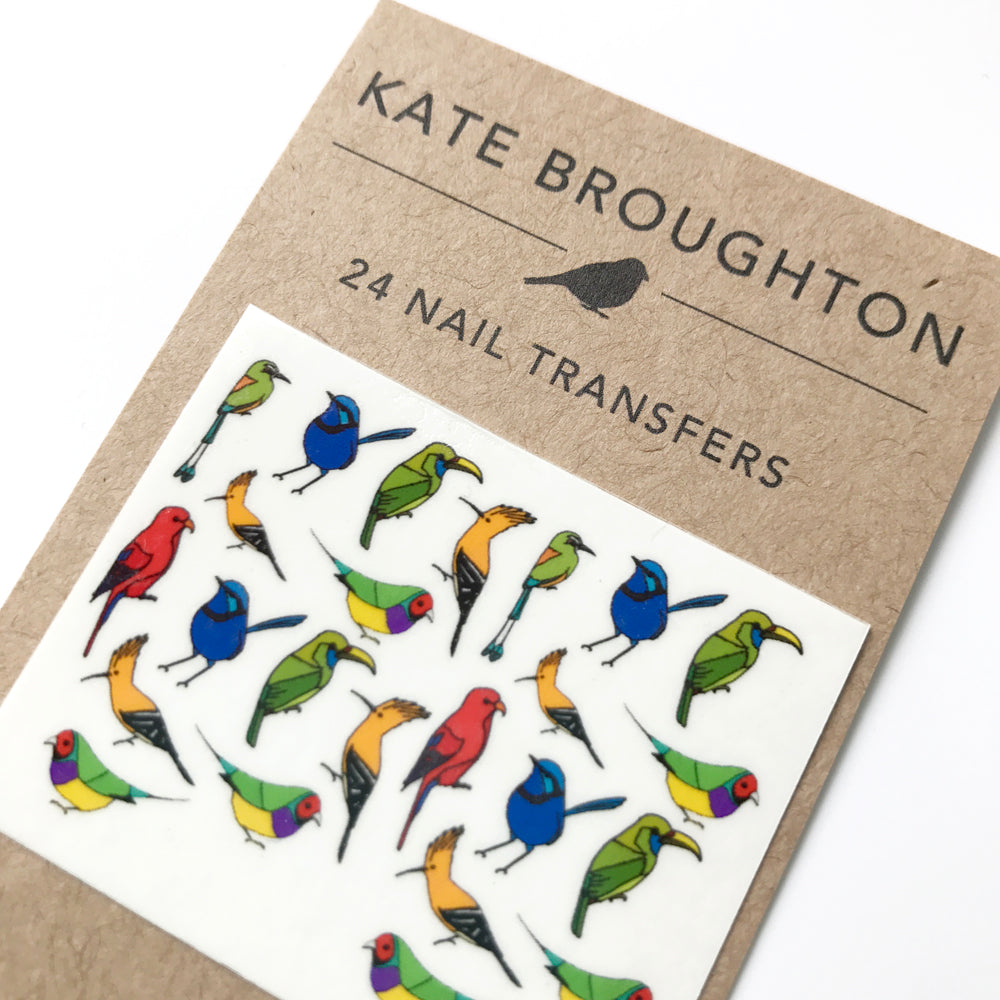 Exotic Bird Nail Art Transfers - katebroughton