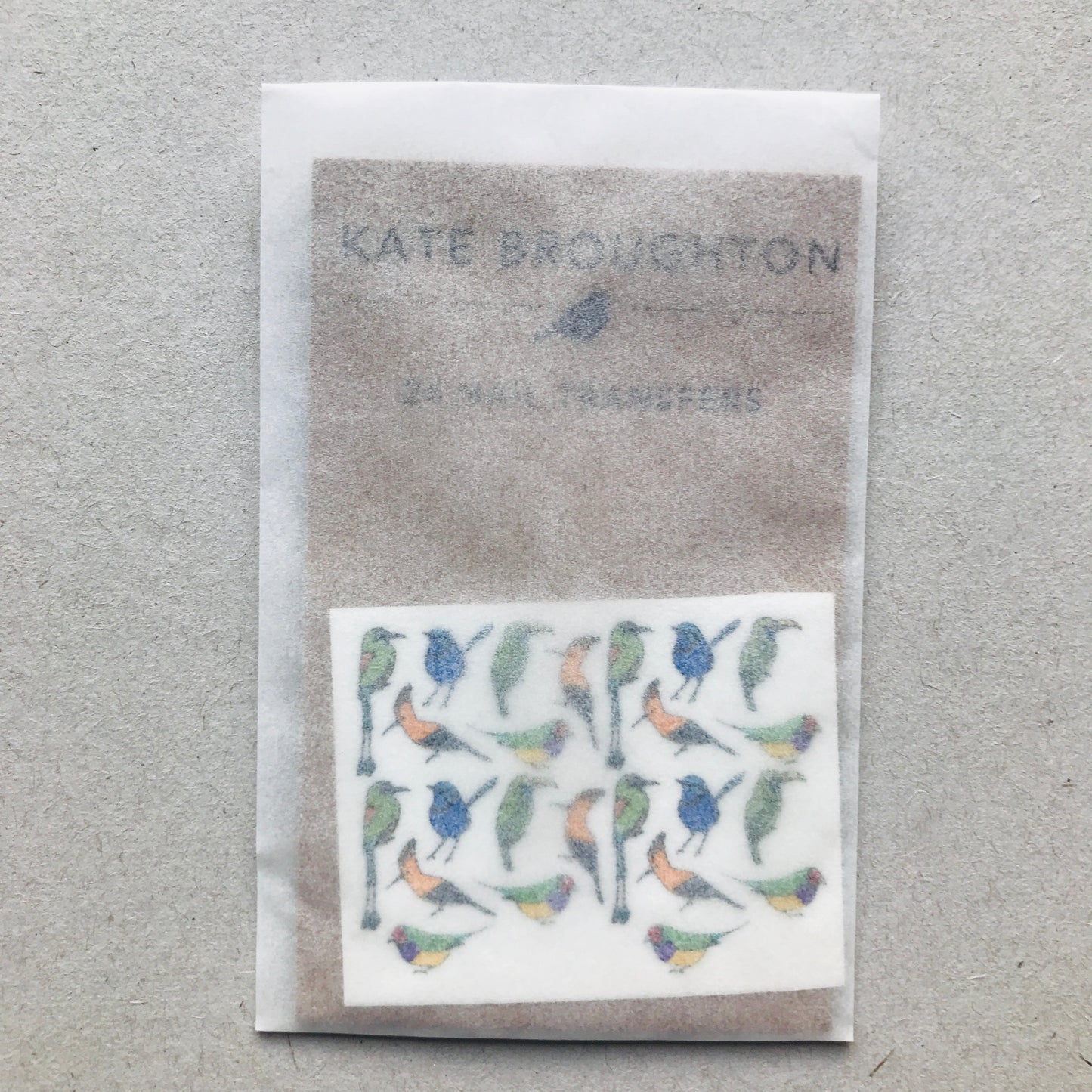 Exotic Bird Nail Art Transfers - katebroughton